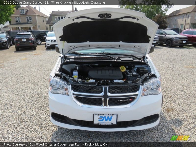 White Knuckle / Black/Light Graystone 2019 Dodge Grand Caravan SE