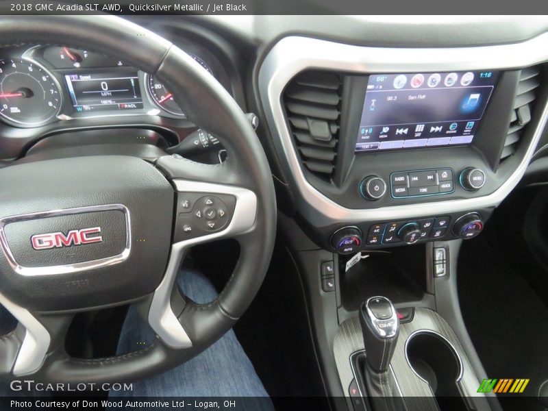 Quicksilver Metallic / Jet Black 2018 GMC Acadia SLT AWD