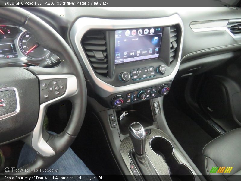 Quicksilver Metallic / Jet Black 2018 GMC Acadia SLT AWD