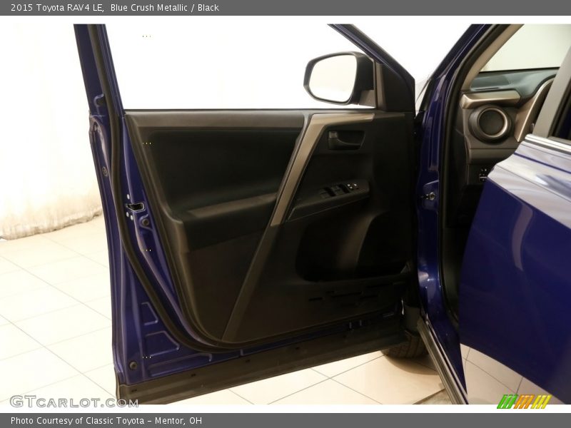 Blue Crush Metallic / Black 2015 Toyota RAV4 LE