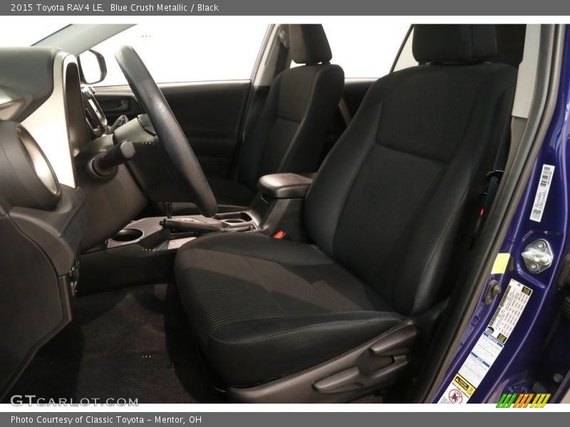 Blue Crush Metallic / Black 2015 Toyota RAV4 LE