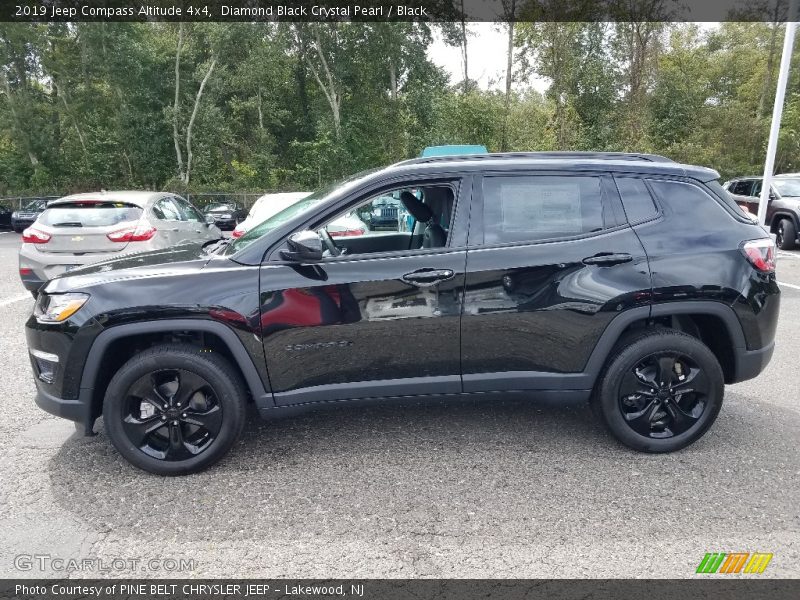  2019 Compass Altitude 4x4 Diamond Black Crystal Pearl