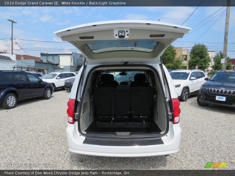 White Knuckle / Black/Light Graystone 2019 Dodge Grand Caravan SE