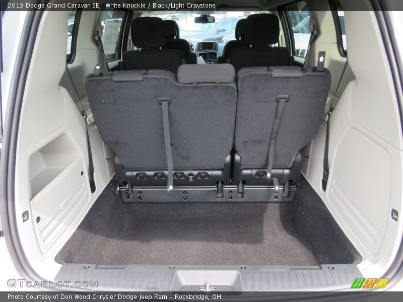White Knuckle / Black/Light Graystone 2019 Dodge Grand Caravan SE