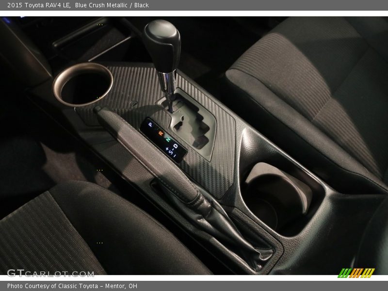 Blue Crush Metallic / Black 2015 Toyota RAV4 LE