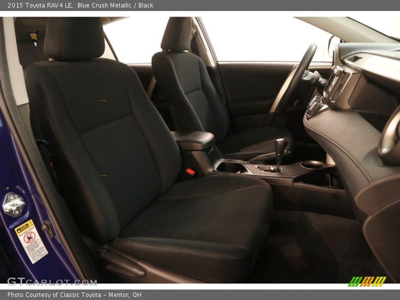 Blue Crush Metallic / Black 2015 Toyota RAV4 LE