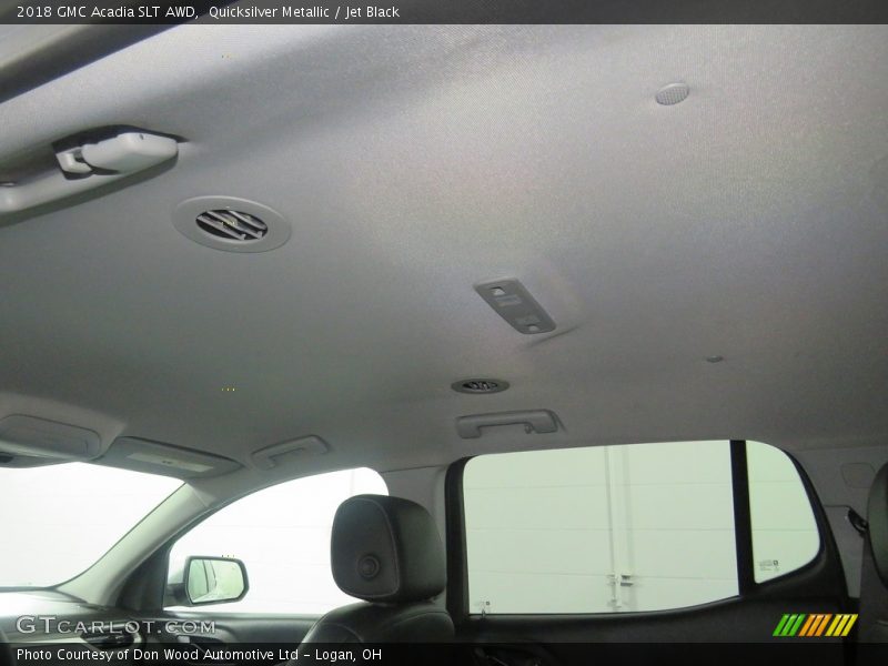 Quicksilver Metallic / Jet Black 2018 GMC Acadia SLT AWD