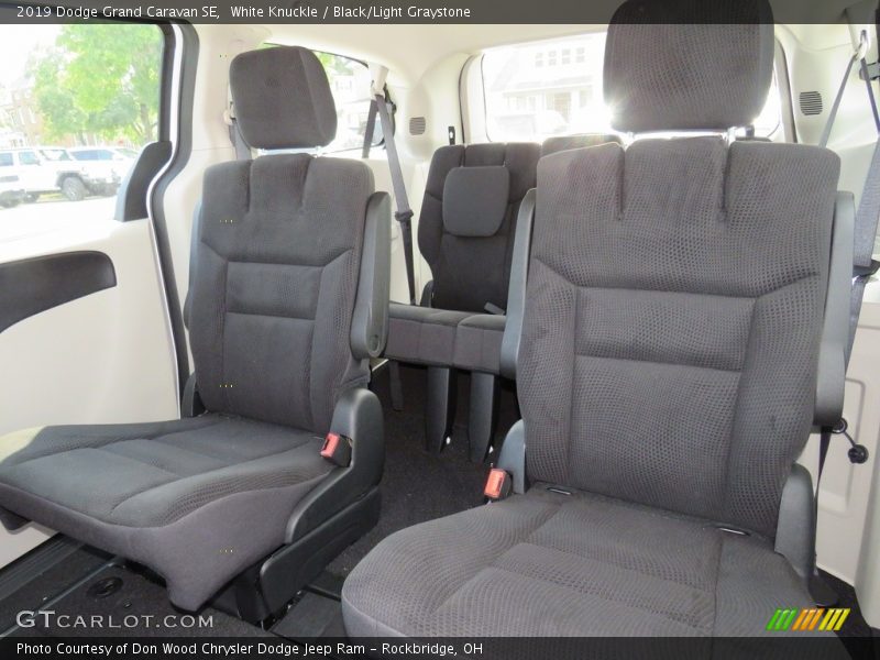 White Knuckle / Black/Light Graystone 2019 Dodge Grand Caravan SE