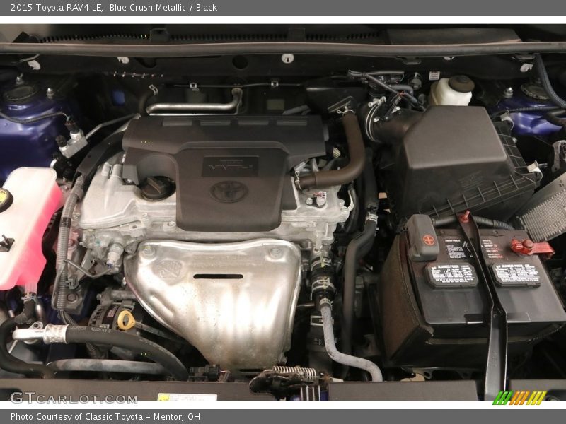 Blue Crush Metallic / Black 2015 Toyota RAV4 LE