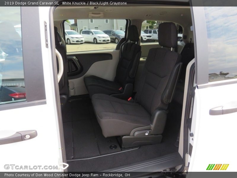 White Knuckle / Black/Light Graystone 2019 Dodge Grand Caravan SE