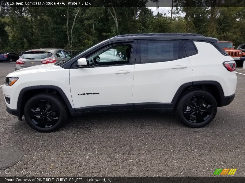 White / Black 2019 Jeep Compass Altitude 4x4
