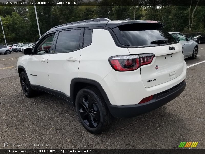 White / Black 2019 Jeep Compass Altitude 4x4