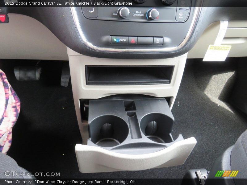 White Knuckle / Black/Light Graystone 2019 Dodge Grand Caravan SE