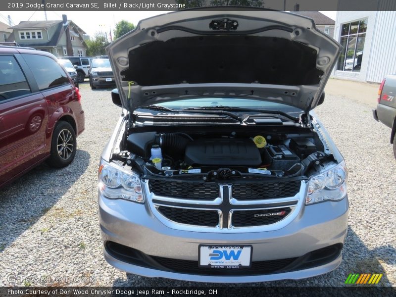Billet / Black/Light Graystone 2019 Dodge Grand Caravan SE
