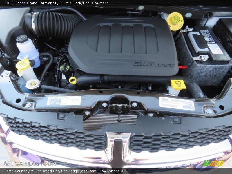 Billet / Black/Light Graystone 2019 Dodge Grand Caravan SE
