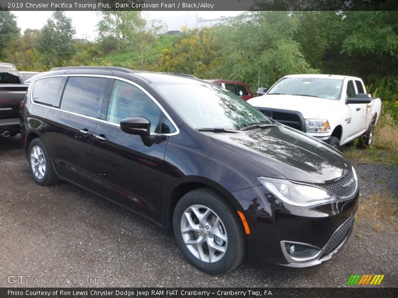 Dark Cordovan Pearl / Black/Alloy 2019 Chrysler Pacifica Touring Plus