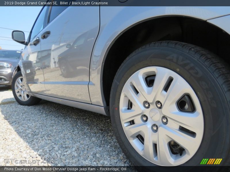 Billet / Black/Light Graystone 2019 Dodge Grand Caravan SE