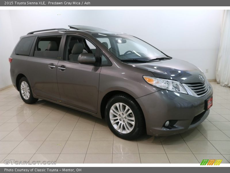 Predawn Gray Mica / Ash 2015 Toyota Sienna XLE