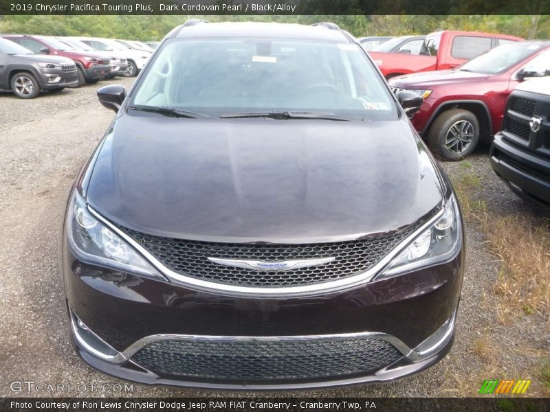Dark Cordovan Pearl / Black/Alloy 2019 Chrysler Pacifica Touring Plus