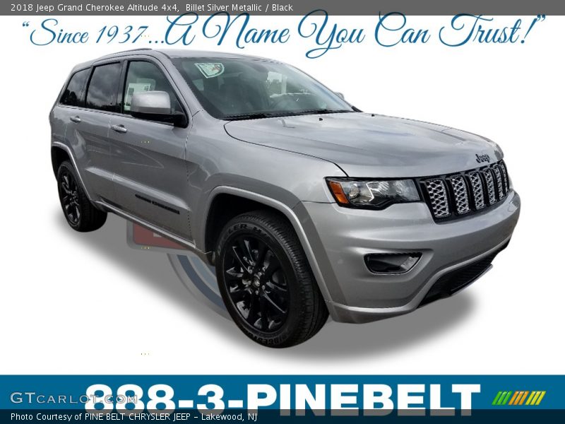 Billet Silver Metallic / Black 2018 Jeep Grand Cherokee Altitude 4x4