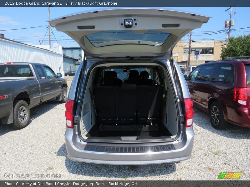Billet / Black/Light Graystone 2019 Dodge Grand Caravan SE