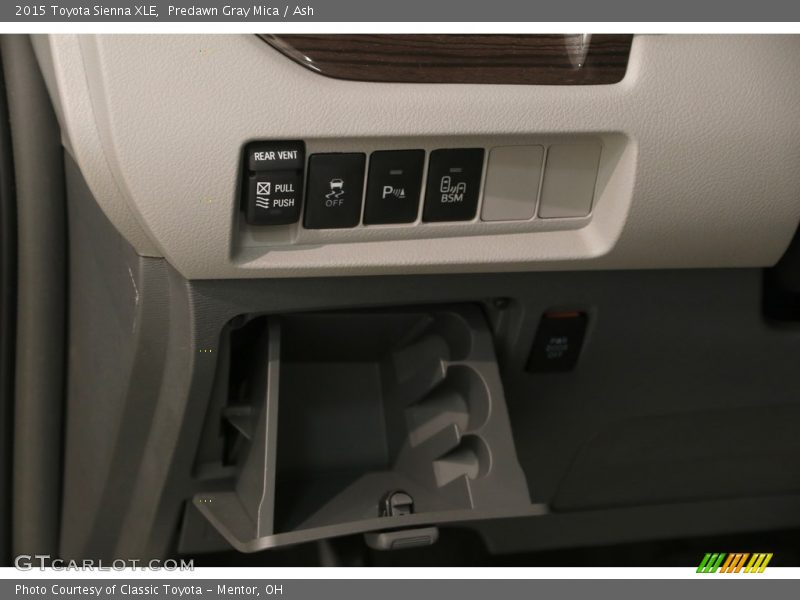 Predawn Gray Mica / Ash 2015 Toyota Sienna XLE