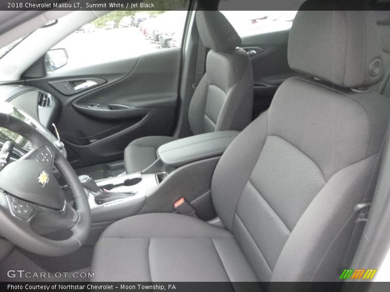 Summit White / Jet Black 2018 Chevrolet Malibu LT