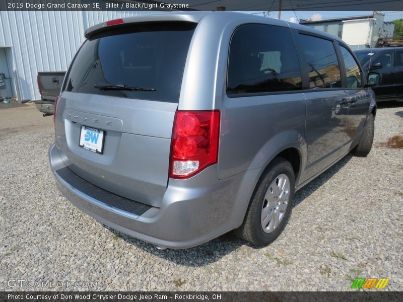 Billet / Black/Light Graystone 2019 Dodge Grand Caravan SE