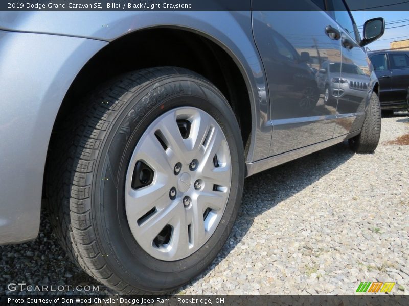 Billet / Black/Light Graystone 2019 Dodge Grand Caravan SE