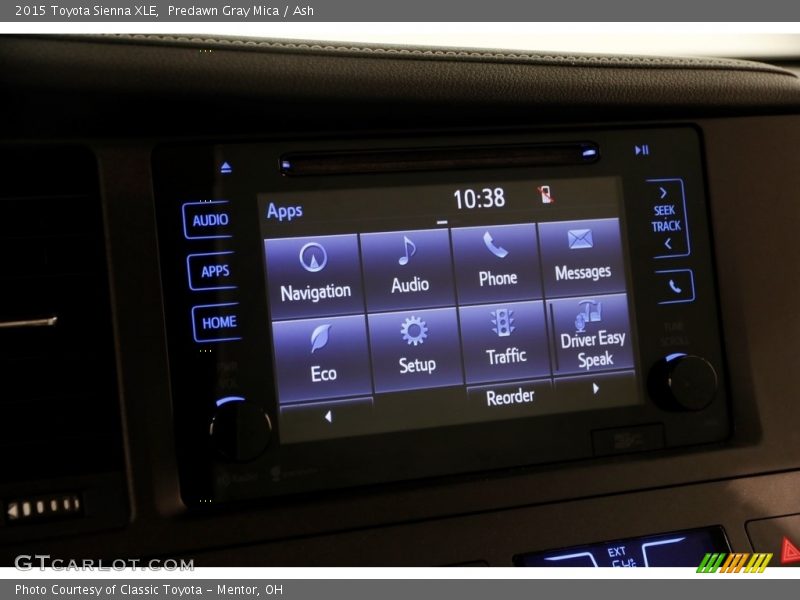 Predawn Gray Mica / Ash 2015 Toyota Sienna XLE