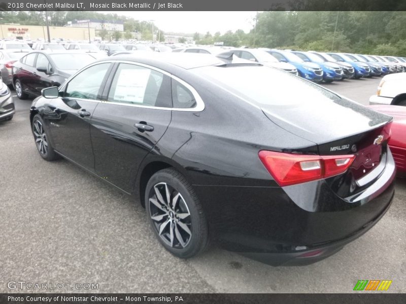 Mosaic Black Metallic / Jet Black 2018 Chevrolet Malibu LT