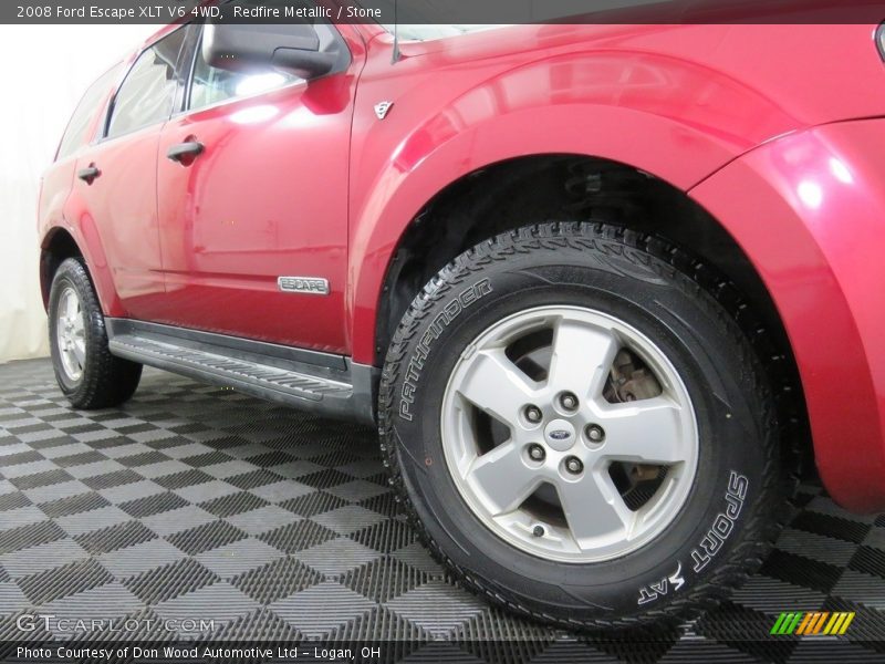 Redfire Metallic / Stone 2008 Ford Escape XLT V6 4WD