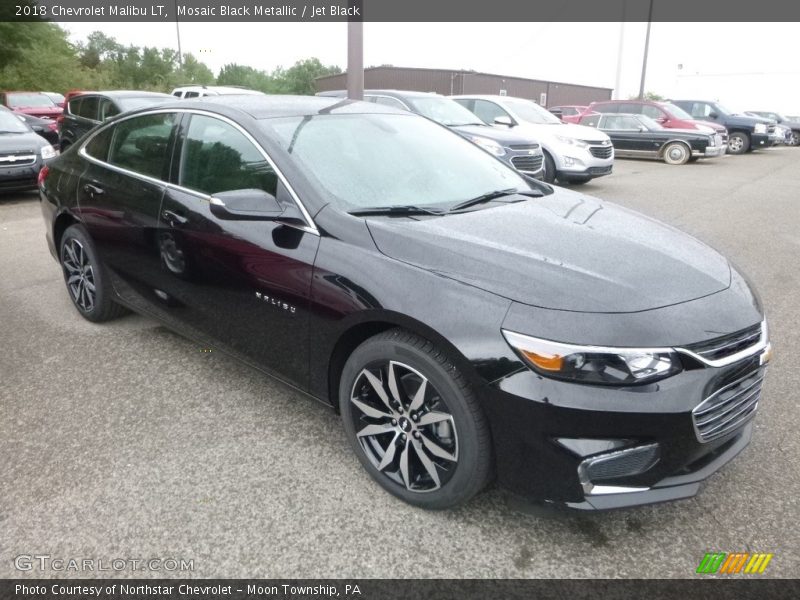 Mosaic Black Metallic / Jet Black 2018 Chevrolet Malibu LT