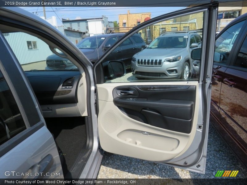 Billet / Black/Light Graystone 2019 Dodge Grand Caravan SE