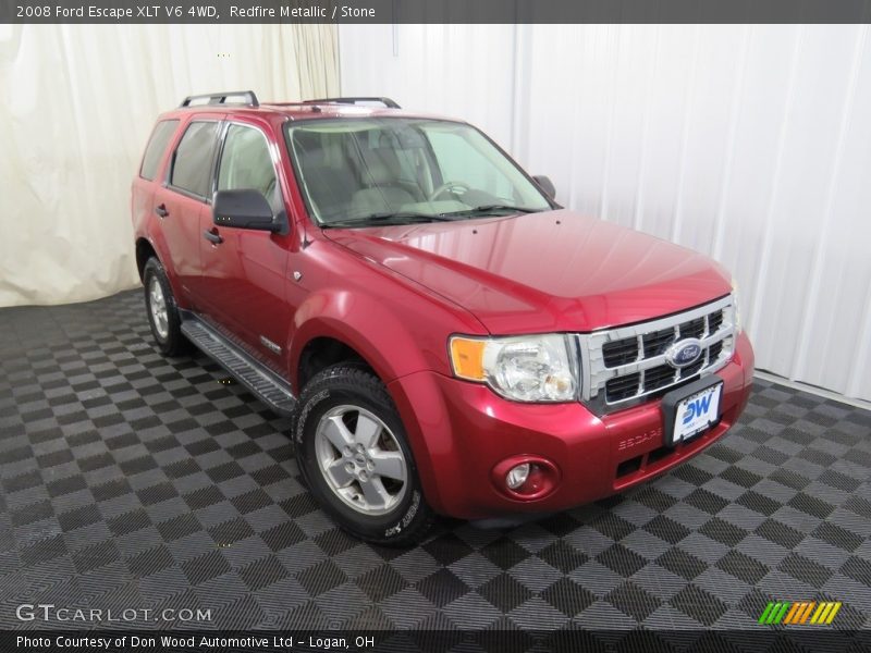 Redfire Metallic / Stone 2008 Ford Escape XLT V6 4WD