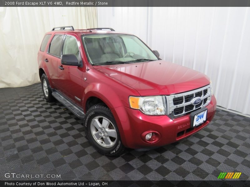 Redfire Metallic / Stone 2008 Ford Escape XLT V6 4WD