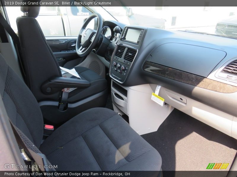 Billet / Black/Light Graystone 2019 Dodge Grand Caravan SE