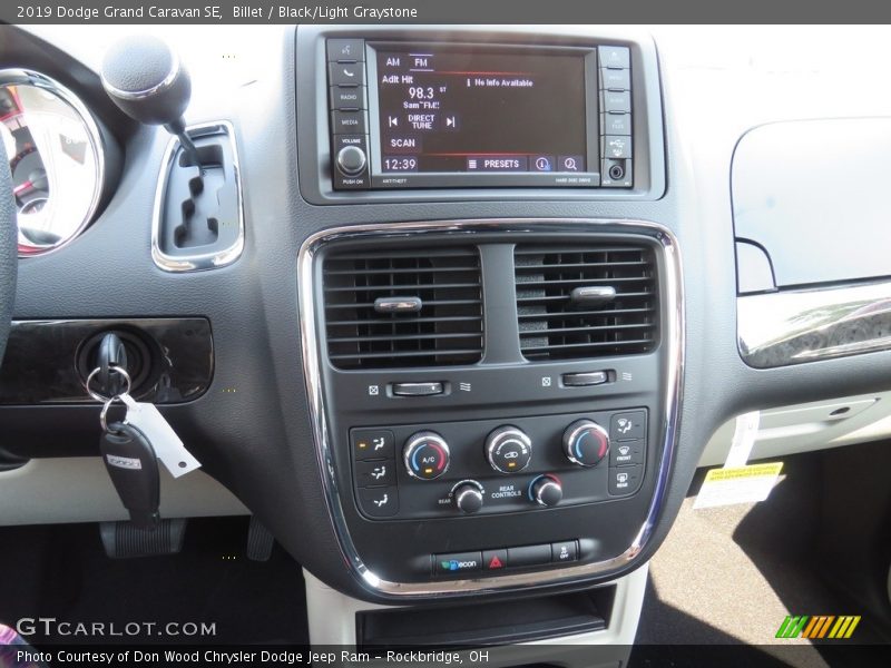 Billet / Black/Light Graystone 2019 Dodge Grand Caravan SE
