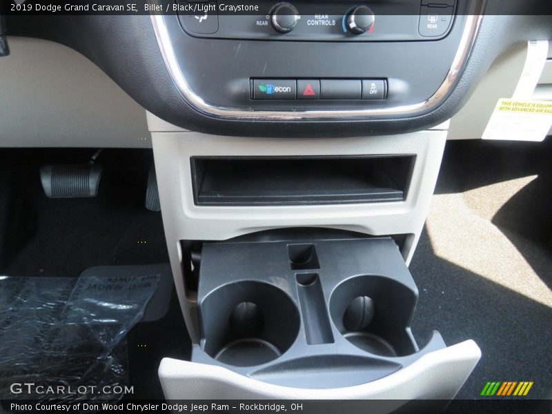 Billet / Black/Light Graystone 2019 Dodge Grand Caravan SE