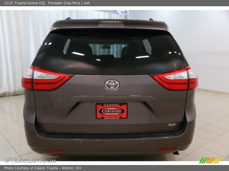 Predawn Gray Mica / Ash 2015 Toyota Sienna XLE