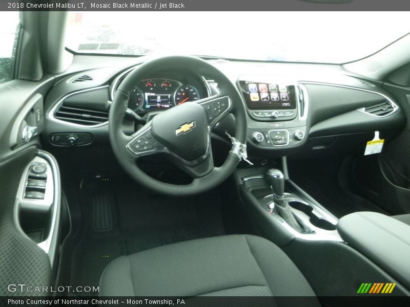 Mosaic Black Metallic / Jet Black 2018 Chevrolet Malibu LT