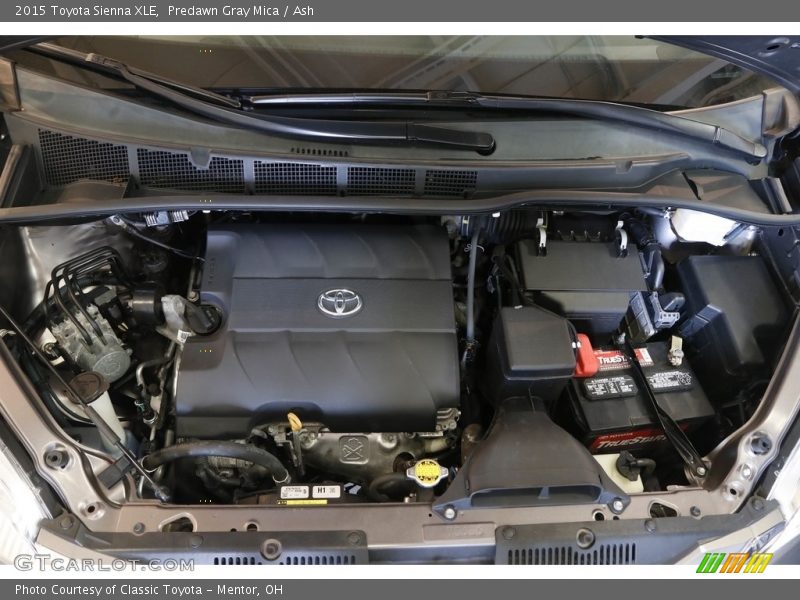 Predawn Gray Mica / Ash 2015 Toyota Sienna XLE