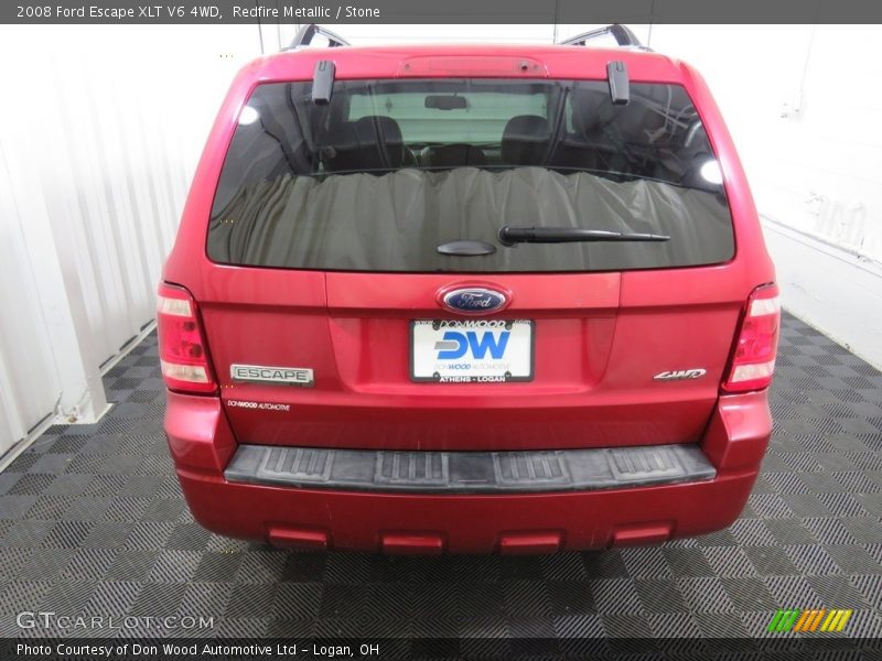 Redfire Metallic / Stone 2008 Ford Escape XLT V6 4WD
