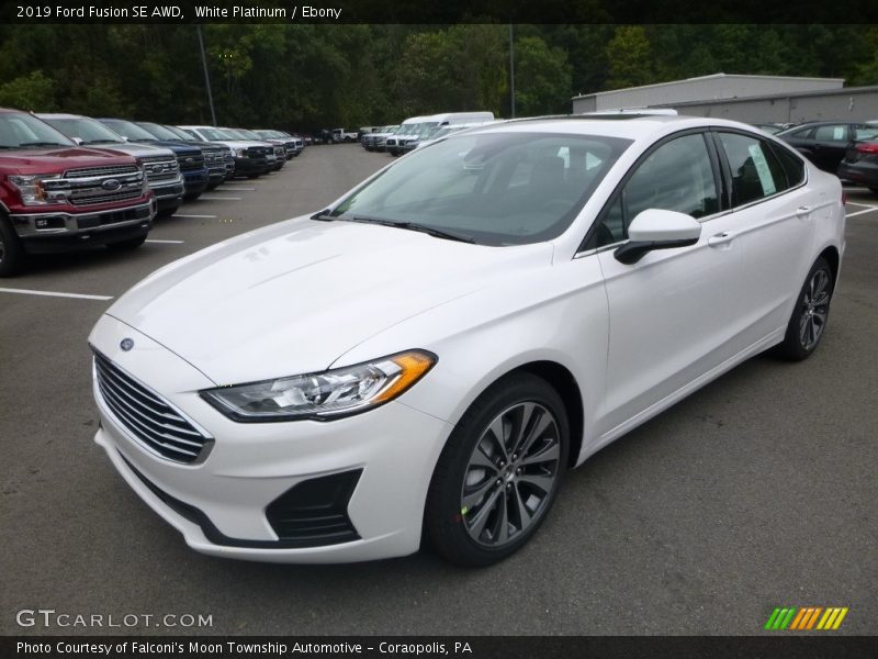 2019 Fusion SE AWD White Platinum