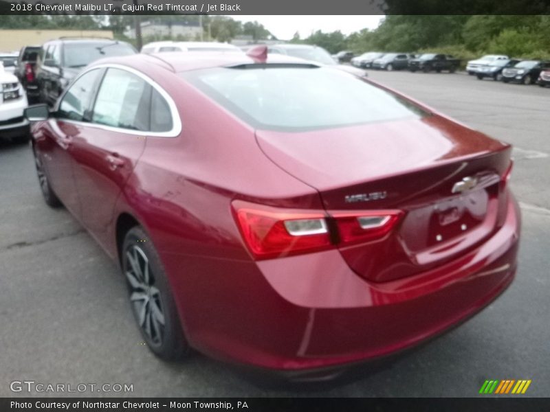 Cajun Red Tintcoat / Jet Black 2018 Chevrolet Malibu LT