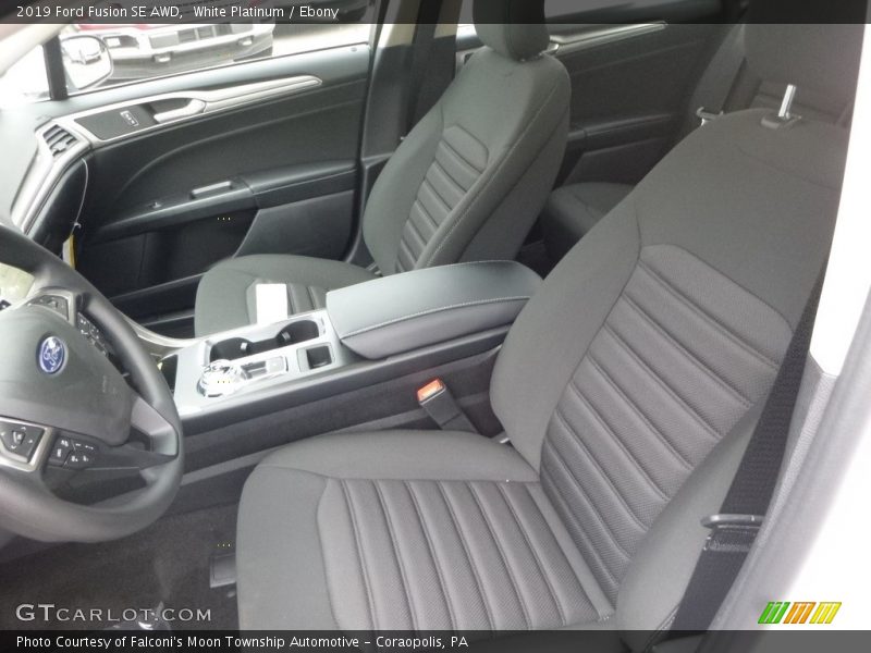 Front Seat of 2019 Fusion SE AWD