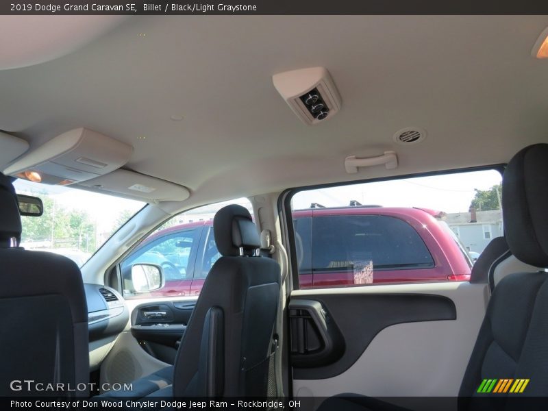 Billet / Black/Light Graystone 2019 Dodge Grand Caravan SE