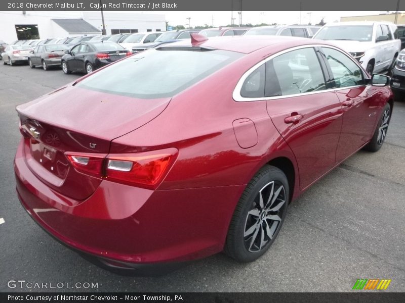 Cajun Red Tintcoat / Jet Black 2018 Chevrolet Malibu LT
