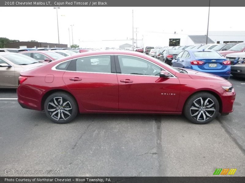Cajun Red Tintcoat / Jet Black 2018 Chevrolet Malibu LT