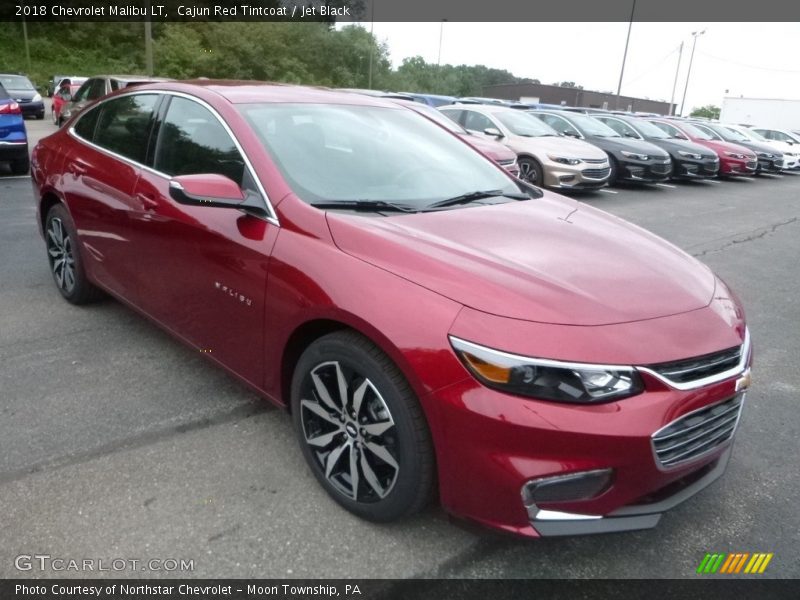 Cajun Red Tintcoat / Jet Black 2018 Chevrolet Malibu LT